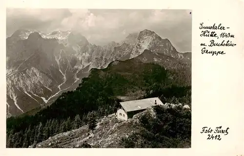 AK / Ansichtskarte  Weng_Gesaeuse_Steiermark Ennstaler Huette mit Buchsteingruppe Alpen