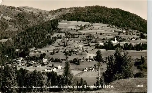 AK / Ansichtskarte  Birnbaum_Lesachtal_Kaernten_AT Panorama Blick gegen Griffitzbuehel