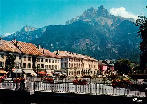 AK / Ansichtskarte  Sallanches_74_Haute-Savoie Les quais et les Aiguilles de Warrens