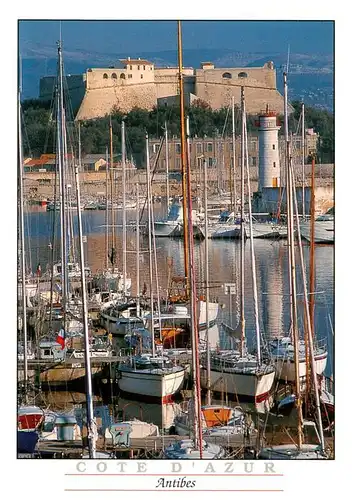 AK / Ansichtskarte  Antibes_06_Alpes_Maritimes Le Chateau Le Port