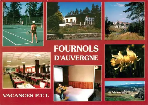 AK / Ansichtskarte  Fournols Village Vacances PTT Tennis Fournols salle a manger chambre vue generale