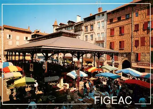 AK / Ansichtskarte  Figeac La Place Carnot