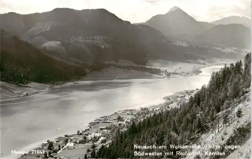 AK / Ansichtskarte  Neusach Panorama Blick gegen Suedwesten mit Reisskofel Gailtaler Alpen