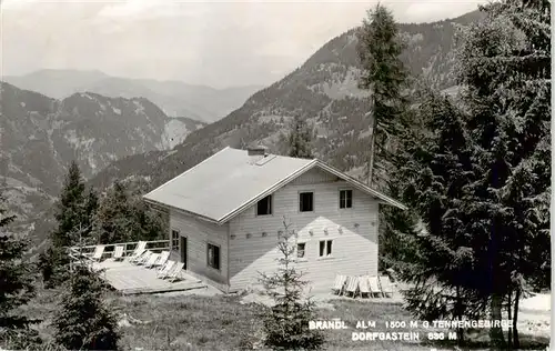 AK / Ansichtskarte  Dorfgastein_AT Brandl Alm gegen Tennengebirge