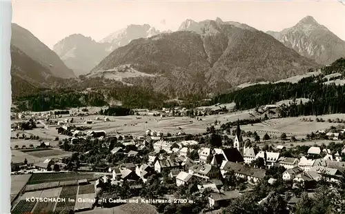 AK / Ansichtskarte  Koetschach-Mauthen_Kaernten_AT Panorama Gailtal mit Cellon und Kellerwand