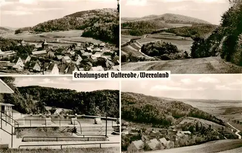 AK / Ansichtskarte  Datterode_Ringgau_Hessen Panorama Freibad Landschaft