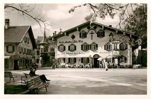 AK / Ansichtskarte  Oberammergau Christus-Haus Hotel Alte Post