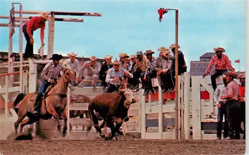 AK / Ansichtskarte 73949198 Calgary_Alberta_Canada Cowtown traditions at the famous Stempede