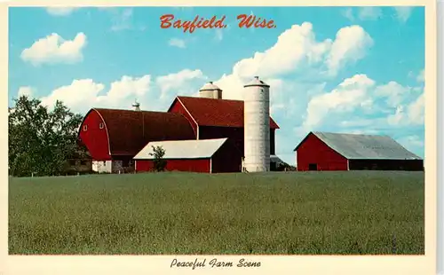 AK / Ansichtskarte 73949205 Bayfield_Wisconsin_USA Peaceful Farm Scene