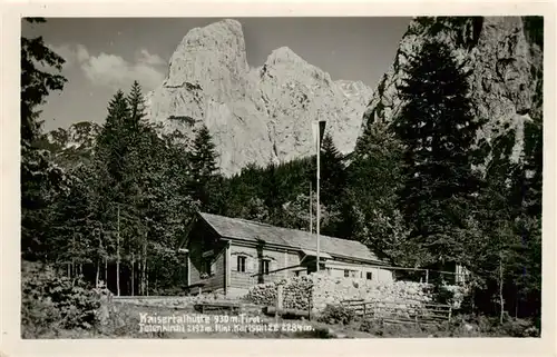 AK / Ansichtskarte  Kufstein_Tirol_AT Kaisertalhuette Totenkirchl Karlspitze