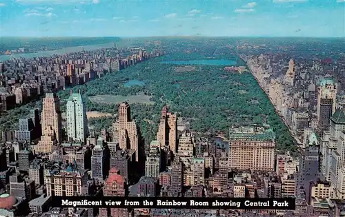 AK / Ansichtskarte  Manhattan_Isle_of_New_York View from the Rainbow Room showing Central Park