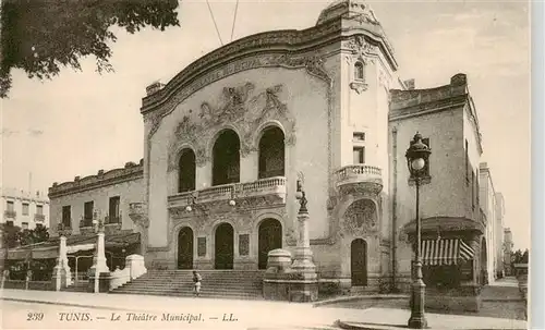 AK / Ansichtskarte 73949265 Tunis_Tunesie Théâtre Municipal