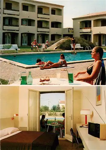 AK / Ansichtskarte  Arles_13 Motel Le Rodin Swimmingpool Appartement