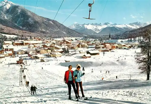 AK / Ansichtskarte  Seefeld_Tirol Panorama Schlepplift