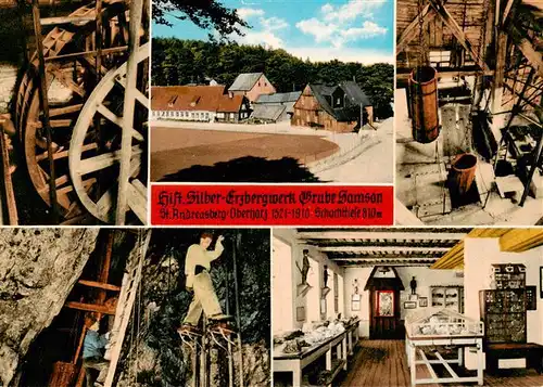 AK / Ansichtskarte 73949355 St_Andreasberg_Harz Historisches Silber Erzbergwerk Grube Samson Details