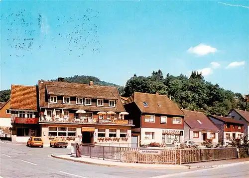 AK / Ansichtskarte  Wieda Hotel Restaurant Zur Post mit Gaestehaus