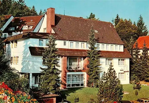 AK / Ansichtskarte  Bad_Sachsa_Harz Privatpension Haus Bergmann