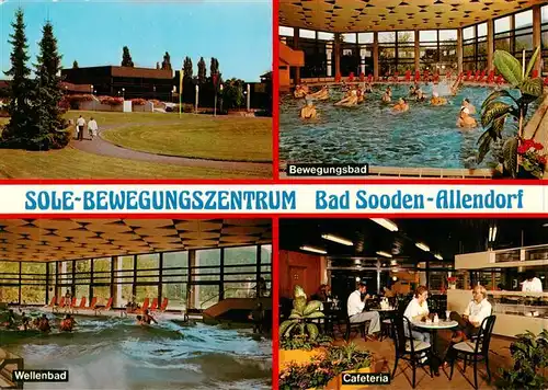 AK / Ansichtskarte  Bad_Sooden-Allendorf Sole Bewegungszentrum Bewegungsbad Wellenbad Cafeteria