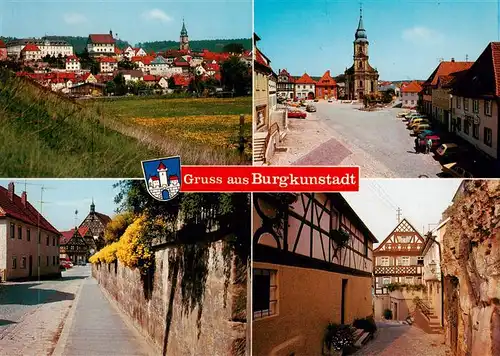 AK / Ansichtskarte 73949412 Burgkunstadt Panorama Markt Kirche Gassen