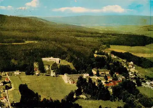 AK / Ansichtskarte  Alexandersbad_Bad Fliegeraufnahme mit Fichtelgebirge