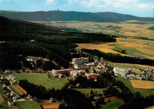 AK / Ansichtskarte  Alexandersbad_Bad Fliegeraufnahme mit Ochsenkopf und Schneeberg