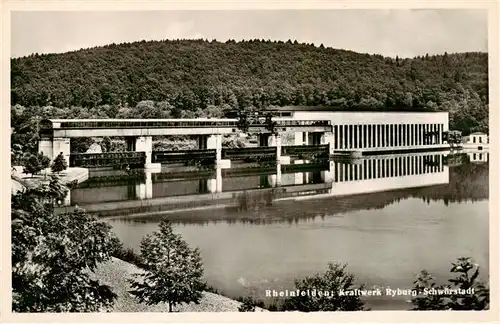 AK / Ansichtskarte  Rheinfelden_AG Kraftwerk Ryburg-Schwoerstadt