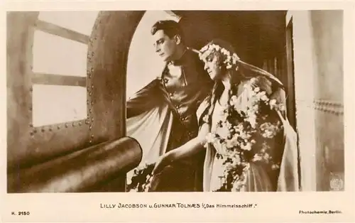 AK / Ansichtskarte 73949524 Foto_Photochemie_Nr. K.2150 Lilly Jacobson Gunnar Tolnaes Das Himmelsschiff