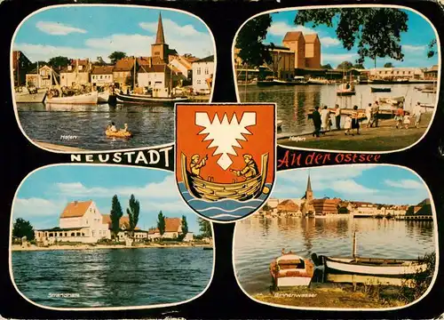 AK / Ansichtskarte 73949526 Neustadt_Holstein Hafenpartien Strandhaus Binnenweser