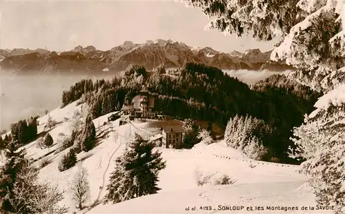 AK / Ansichtskarte  Sonloup_Les_Avants_VD et les Montagnes de la Savoie