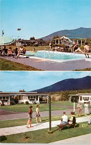AK / Ansichtskarte 73949738 Whitefield_New_Hampshire_USA The Patio Motor Court Swimming Pool