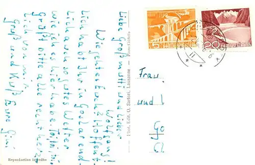 AK / Ansichtskarte  Chateau-d_Oex_VD et les Rochers du Midi vue aérienne