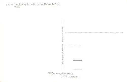 AK / Ansichtskarte  Leukerbad_Loueche-les-Bains_VS Panorama