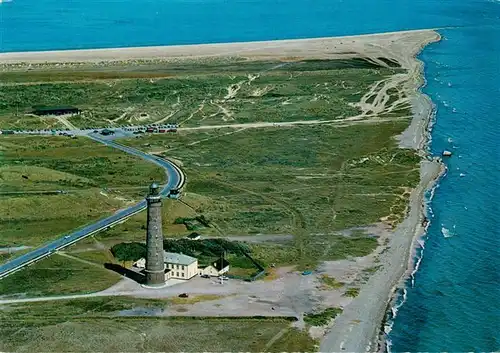 AK / Ansichtskarte 73949797 Grenen_Skagen_DK Leuchtturm Kuestenpanorama