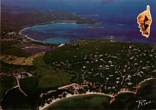 AK / Ansichtskarte  Porto-Vecchio_2A_Corse-du-Sud Vue aérienne sur Cala Rosa