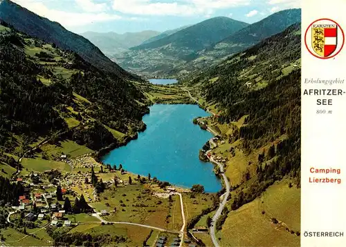 AK / Ansichtskarte  Afritzersee_Afritz_am_See_Kaernten_AT Panorama Erholungsgebiet Camping Lierzberg