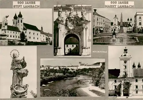 AK / Ansichtskarte 73949832 Lambach_Traun_Oberoesterreich_AT 900 Jahre Stift Lambach 600 Jahre Markt Lambach