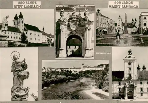 AK / Ansichtskarte  Lambach_Traun_Oberoesterreich_AT 900 Jahre Stift Lambach 600 Jahre Markt Lambach