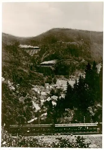 AK / Ansichtskarte  Triberg Blick ins Tal Schwarzwaldbahn