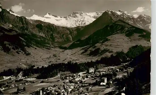 AK / Ansichtskarte  Adelboden_BE Panorama mit Wildstrubel