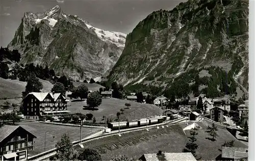 AK / Ansichtskarte  Grindelwald_BE mit Wetterhorn