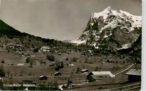 AK / Ansichtskarte  Grindelwald_BE mit Wetterhorn