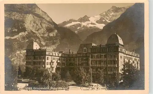 AK / Ansichtskarte  Grindelwald_BE Hotel Baeren