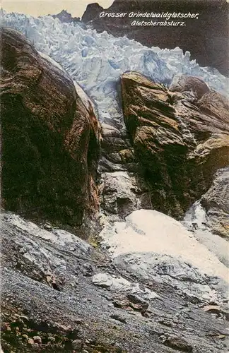 AK / Ansichtskarte  Grindelwaldgletscher_BE Gletscherabsturz