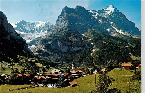 AK / Ansichtskarte  Grindelwald_BE Fiescherhoerner Hoernli und Eiger