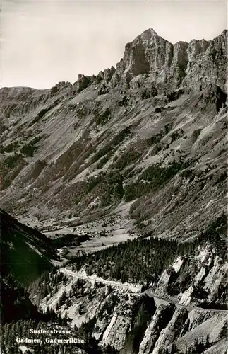 AK / Ansichtskarte  Sustenstrasse Panorama Gadmen Gadmerfluehe Urner Alpen