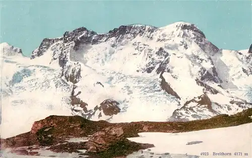 AK / Ansichtskarte  Breithorn_4164m_Zermatt_VS Bergwelt