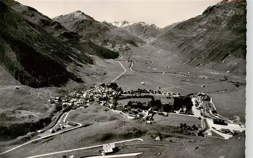 AK / Ansichtskarte  Andermatt_UR Panorama Blick gegen Hospental Furka