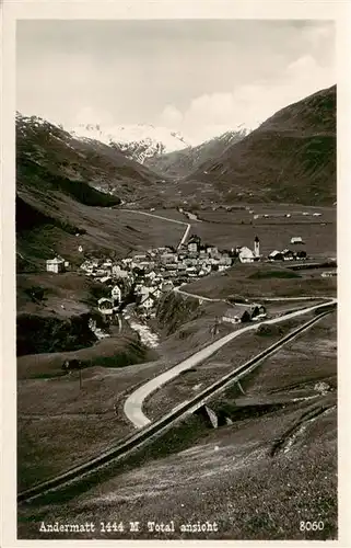 AK / Ansichtskarte  Andermatt_UR Totalansicht Alpen