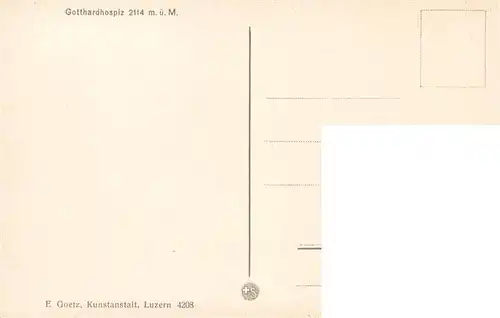 AK / Ansichtskarte  Gotthardhospiz_Gotthard_Hospiz_TI Berghotels Bergsee Alpen