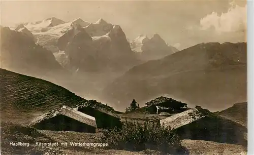 AK / Ansichtskarte  Hasliberg_Bruenig_BE Kaeserstadt mit Wetthorngruppe Berner Alpen